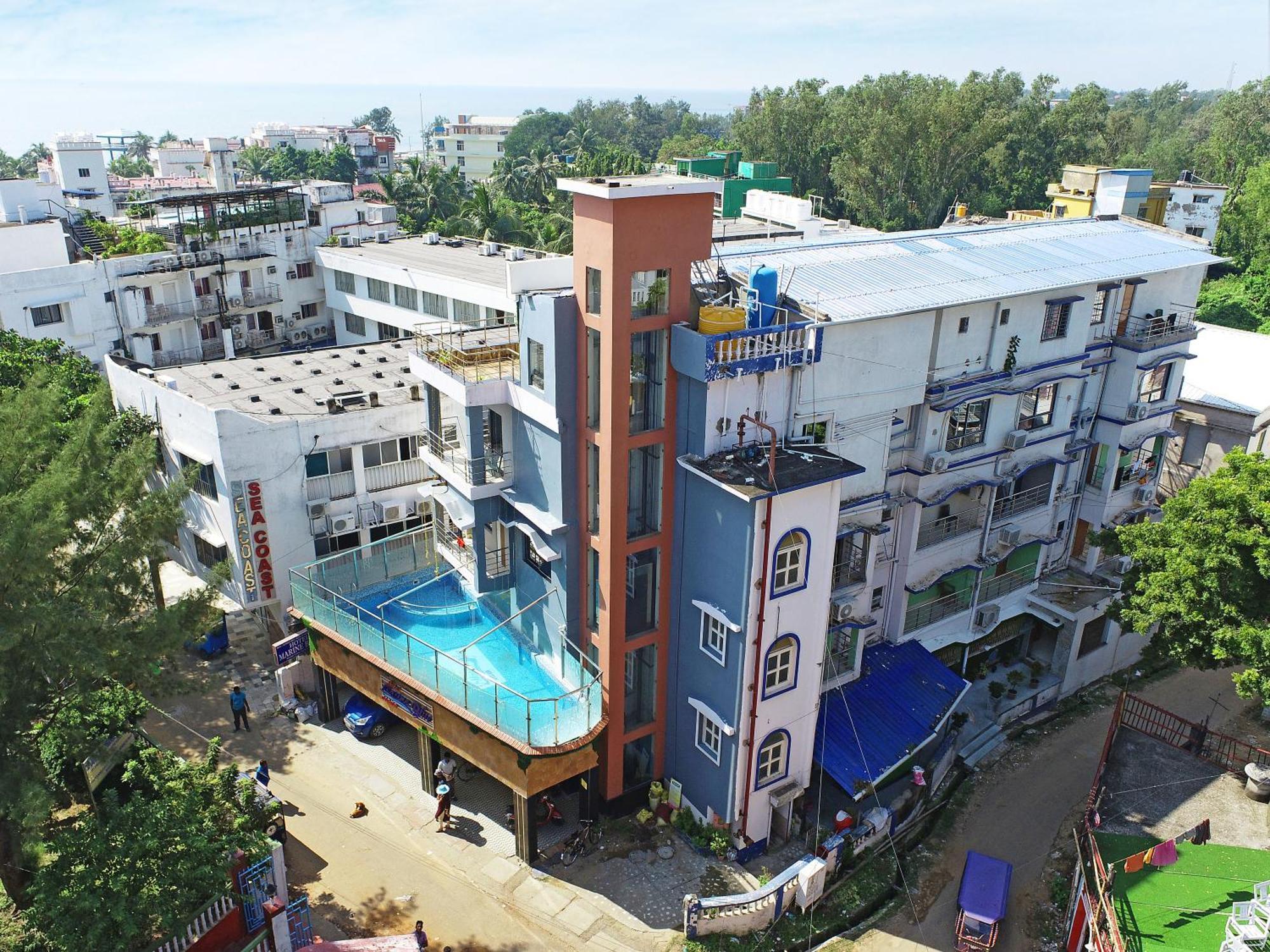 Hotel Marine Blue !! Beach Distance 50 Mts !! Digha  Eksteriør billede